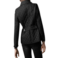Casual Quilted Plaid Jacket Coat - Thumbnail 2