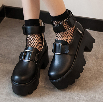 British College wind cosplay platform shoes