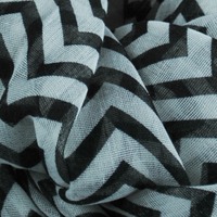 Black Chevron Infinity Scarf - Thumbnail 1