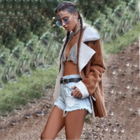 Warm and Cozy Woolen Jacket Coat - Thumbnail 2