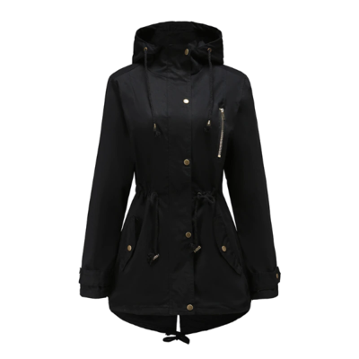 Stylish hooded winter trench coats