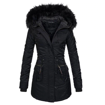 Gothic harajuku black hooded coat