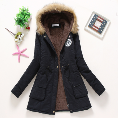 Cute Faux Fur Padded Winter Coats