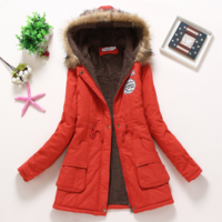 Cute Faux Fur Padded Winter Coats - Thumbnail 2