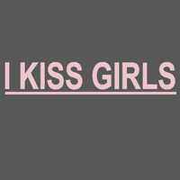 I KISS GIRLS Tank Top - Thumbnail 1