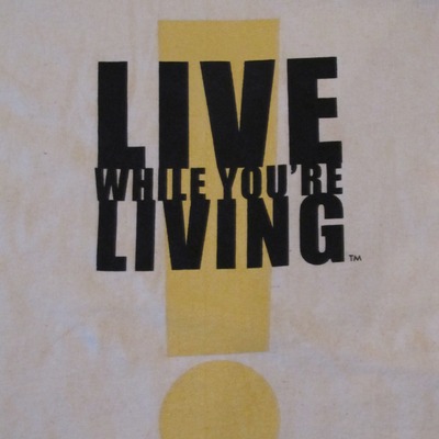 Vintage live while you're living shirt