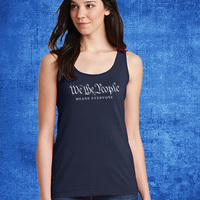 We the People Navy Blue Long Sleeve T-shirt - Thumbnail 2