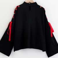 New cartoon anime dark tie sweater / skirt - Thumbnail 4