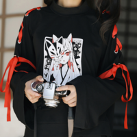 New cartoon anime dark tie sweater / skirt - Thumbnail 1