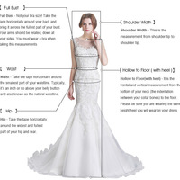 Luxurious Ball Gown V Neck Open Back White Lace Wedding Dresses,Elegant Bridal Gown - Thumbnail 2