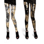 Metallic Snake Pattern Leggings - Thumbnail 2