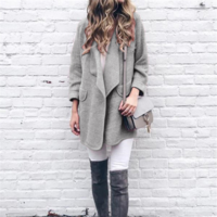 Stylish Woolen Over Size Coats - Thumbnail 2