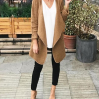 Stylish Woolen Over Size Coats - Thumbnail 3