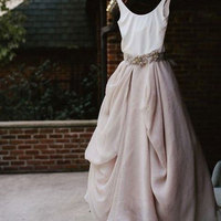 Sexy Two Piece Beach Wedding Dresses,Popular Wedding Dresses,Bridal Gowns,261 - Thumbnail 1