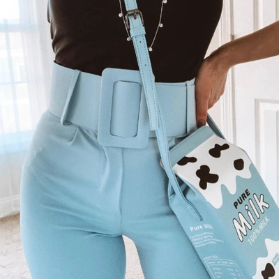 Casual high waist pencil pants