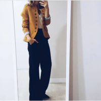 Double Breasted Jacket Coat - Thumbnail 2