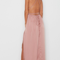 Sexy Spaghetti Strap Backless Prom Dresses,Blush Prom Dress - Thumbnail 1