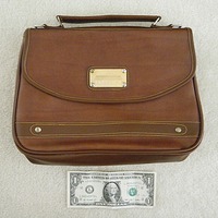 Thrifted Brown Bag with Detachable Straps - Thumbnail 2