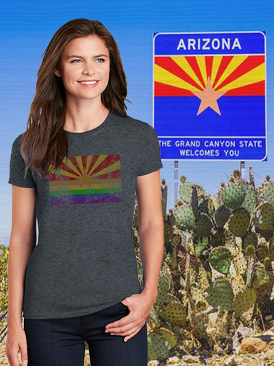 Arizona Rainbow Flag T-shirt
