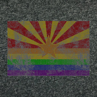 Arizona Rainbow Flag T-shirt - Thumbnail 1