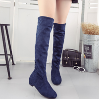 Over the Knee Suede Winter Boots - Thumbnail 2
