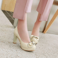 Kawaii Sweet Bow knot Pumps - Thumbnail 2