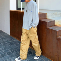 POCKET LONG SLEEVE T SHIRT - Thumbnail 3