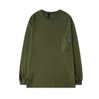 POCKET LONG SLEEVE T SHIRT - Thumbnail 2