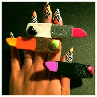 Lipstick ring - Thumbnail 1