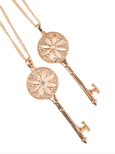 Tina Flower Key Pendant