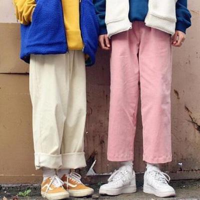 Retro corduroy pants