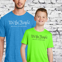 We the People  Means Everyone, Youth Red T-shirt - Thumbnail 4