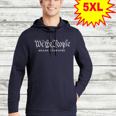 We the people navy blue hoodie