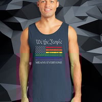 We the People Rainbow Flag, Dark Heather Grey T-shirt - Thumbnail 4