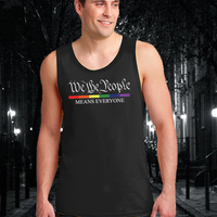 WTP Means Everyone Rainbow Bar Black T-shirt - Thumbnail 2