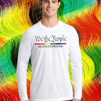 WTP Means Everyone Rainbow Bar White Tank Top - Thumbnail 3