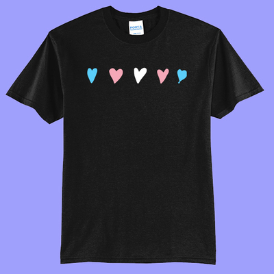 Transgender hearts t-shirt - Thumbnail 3