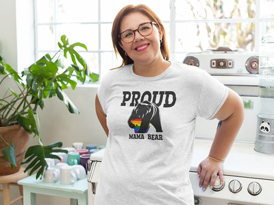 Proud Mama Bear White T-shirt