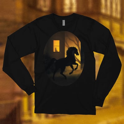 Shadows in the suburb - long sleeve t-shirt