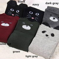 Harajuku cute cat stockings tights wind over knee socks - Thumbnail 2