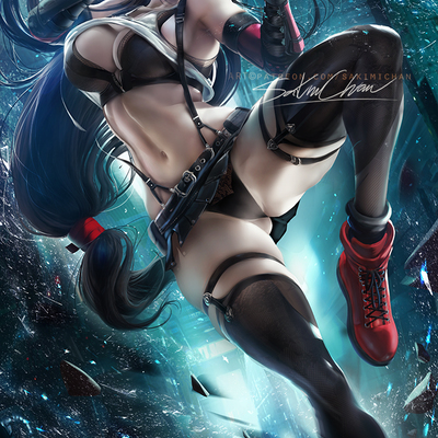 Ff7 remake tifa poster #1