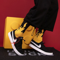 Free Shipping-YELLOW FLAME SOCKS - Thumbnail 1