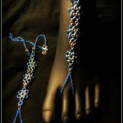 Daisy bare foot sandal #5060