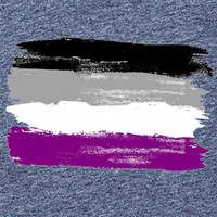 Asexual Flag Unisex T-shirt - Thumbnail 3