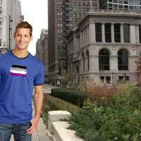 Asexual Flag Unisex Tank Top - Thumbnail 2