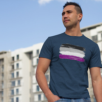 Asexual Flag Unisex Hoodie - Thumbnail 3