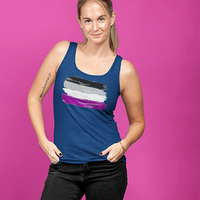 Asexual Flag Unisex Hoodie - Thumbnail 4