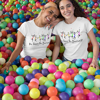 Be happy, be yourself t-shirt