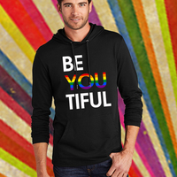 BE YOU TIFUL Rainbow UNISEX HOODIE - Thumbnail 3