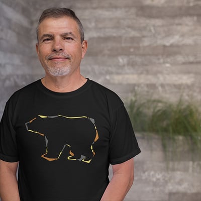  bear flag colors t-shirt - Thumbnail 2